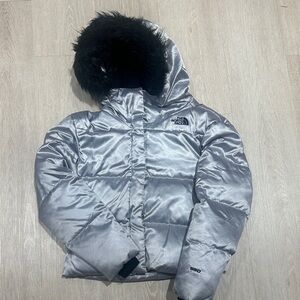The North Face Kids Silver Puffer Jacket